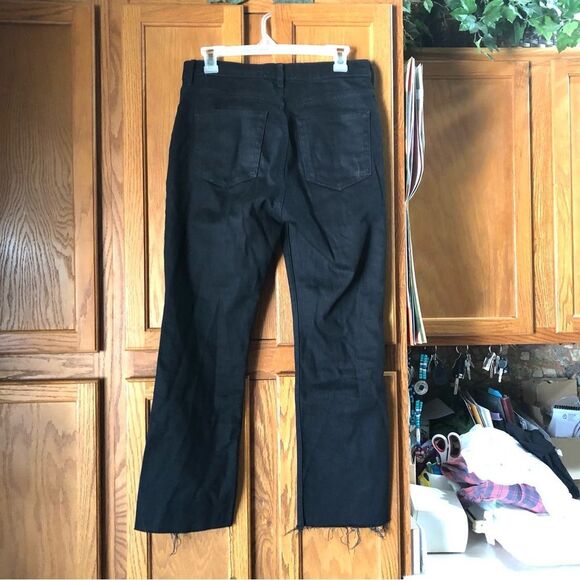 Everlane Classic High Rise Straight Ankle Jeans Frayed Hem - 29 - Picture 7 of 12